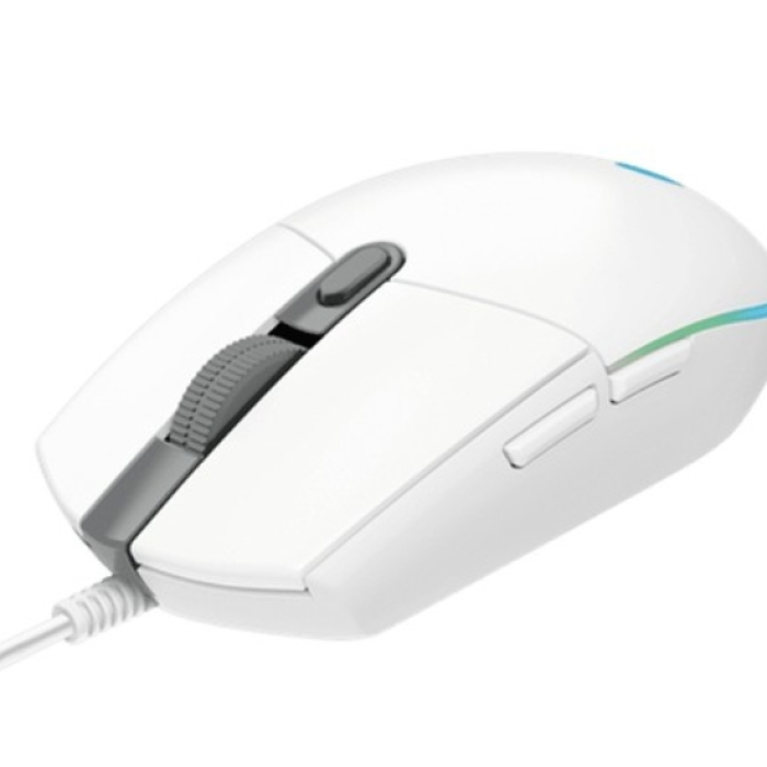 Logitech G102 Mouse, Lightsync RGB, 8000 DPI, 6 Programmable Buttons, White (тъмнейл - 2)