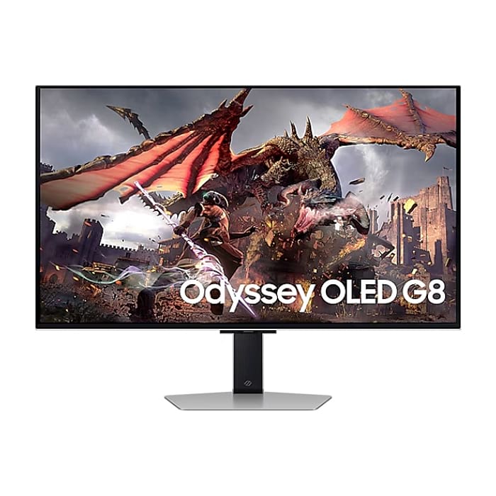 Samsung 32DG802 32" Odyssey SMART OLED G8 , 240Hz, 0.3ms, 3840x2160, DP, 2xHDMI, USB Hub, Silver