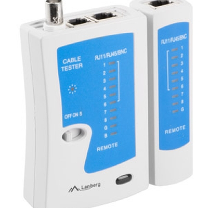 Lanberg cable tester for RJ-45, RJ-12, RJ-11, coaxial (тъмнейл - 2)