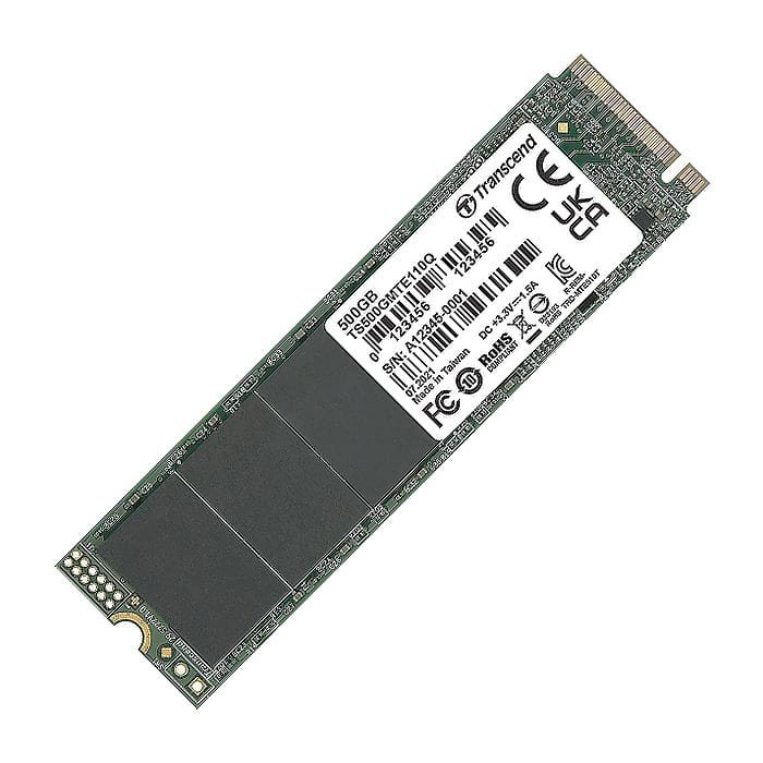 Transcend 500GB, M.2 2280, PCIe Gen3x4, M-Key, QLC, DRAM-less на супер цена