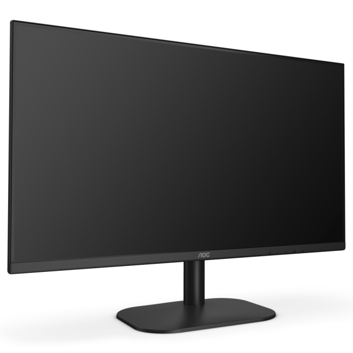 AOC 24B2XDAM, 23.8" VA WLED, 1920x1080@75Hz, 4ms GtG, 250cd/m2, 3000:1, DC20M:1, FlickerFree, Low Blue Light, 2Wx2, Tilt, D-SUB, DVI, HDMI (тъмнейл - 2)