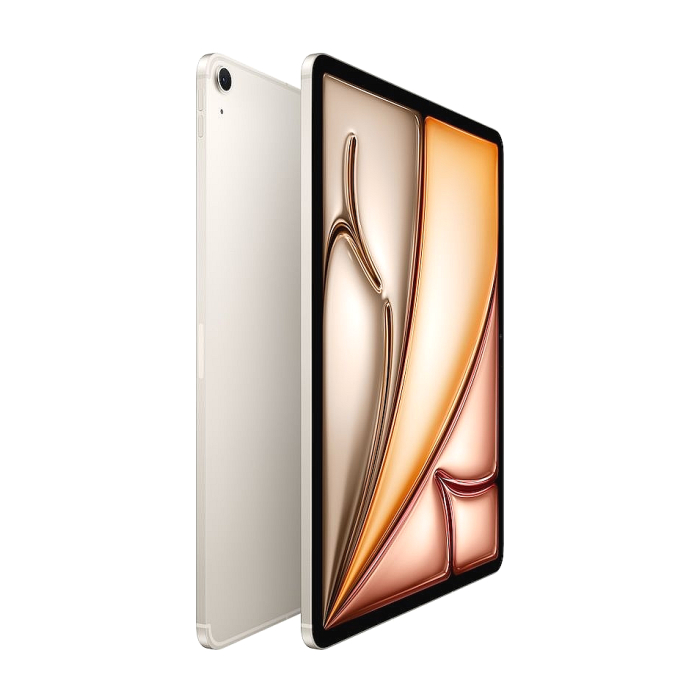 Apple 13-inch iPad Air (M2) Cellular 128GB - Starlight (тъмнейл - 1)