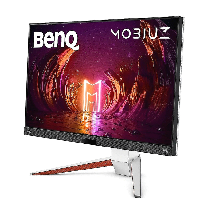 BenQ MOBIUZ EX2710U 27" IPS HDRi, 144Hz, 1ms, 3840x2160 UHD, Brightn.peak HDR 600nits, Fr.Sync Prem.,B.I.+,Light Tun., FPS Mode, treVolo 2.1 (2Wx2+5Wwoofer), 1000:1, 2x48Gbps HDMI,DP, USB hub, HAdj.,Grey + Fury Gaming Chair Avenger M+ Black-White (тъмнейл - 3)