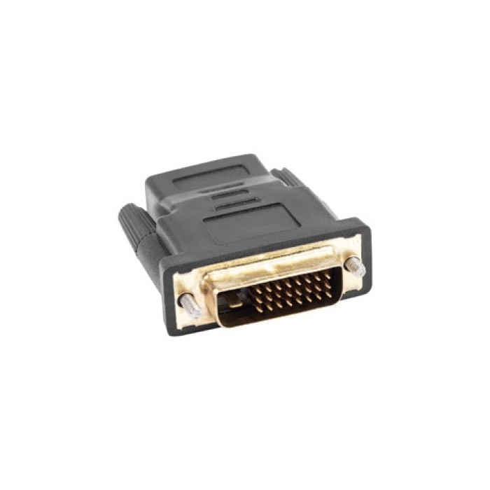 Lanberg adapter HDMI (f) -> DVI-D (m ) (24+1) single link (тъмнейл - 1)