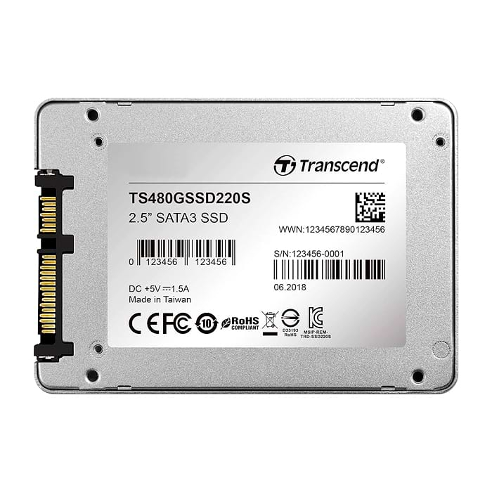 Transcend 120GB, 2.5" SSD 220S, SATA3 на супер цена