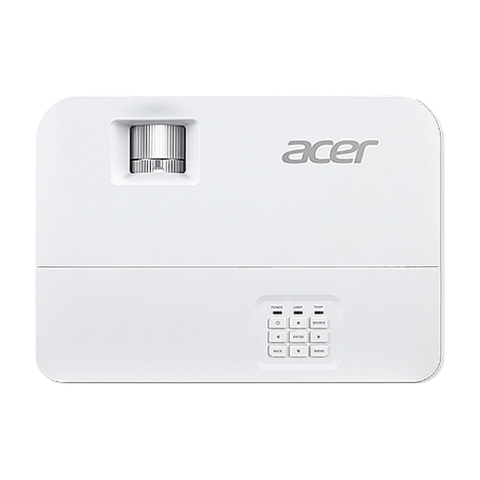 Acer Projector X1629HK, DLP, WUXGA (1920x1200), 4800 ANSI Lm, 10000:1, 3D, Auto Keystone, 24/7 operation, Low input lag, AC power on, 2xHDMI/MHL, no VGA, RCA, RS232, DC Out (5V/1.5A), Audio in/out, 1x10W, 2.9kg, White + Acer T82-W01MW 82.5" (тъмнейл - 4)