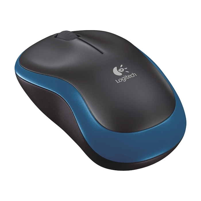 Logitech Wireless Mouse M185 Blue (тъмнейл - 1)