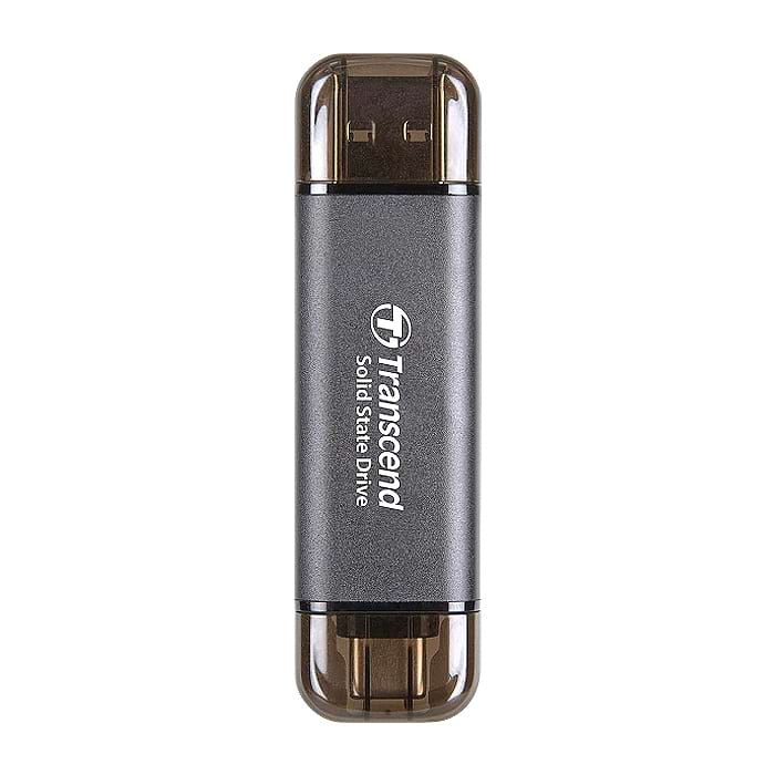 Transcend 512GB, External SSD, ESD310C, USB 10Gbps, Type C/A, Black на супер цена