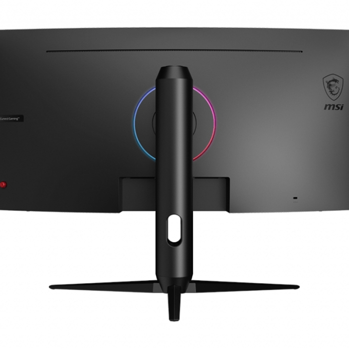 MSI Optix MAG301CR2, 29.5", 200Hz, 1ms, VA, 2560x1080, 21:9, Curved 1500R, Freesync Premium, Gaming OSD, Mystic Light, Anti-Flicker, LBL, 300 nits, 3000:1, 1x DP (1.2), 2x HDMI (2.0), 1x Type C (DP alt.), Earphone out, Height Adj, VESA, 9S6-3CB45H-01 (тъмнейл - 4)