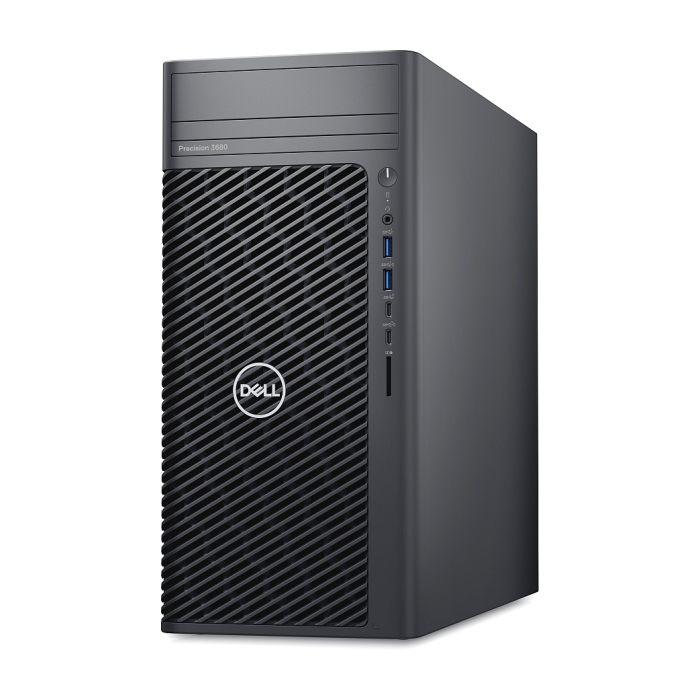 Dell Precision 3680 Tower, Intel Core i7-14700 (33 MB cache, 20 cores, 2.1 GHz to 5.4 GHz), 32GB: 2 x 16 GB, DDR5, 4400 MT/s, 1 TB SSD PCIe M.2, Nvidia RTX 2000 Ada, 16 GB GDDR6, BG Keyboard&Mouse, 500 W, Windows 11 Pro, 3Yr (тъмнейл - 1)