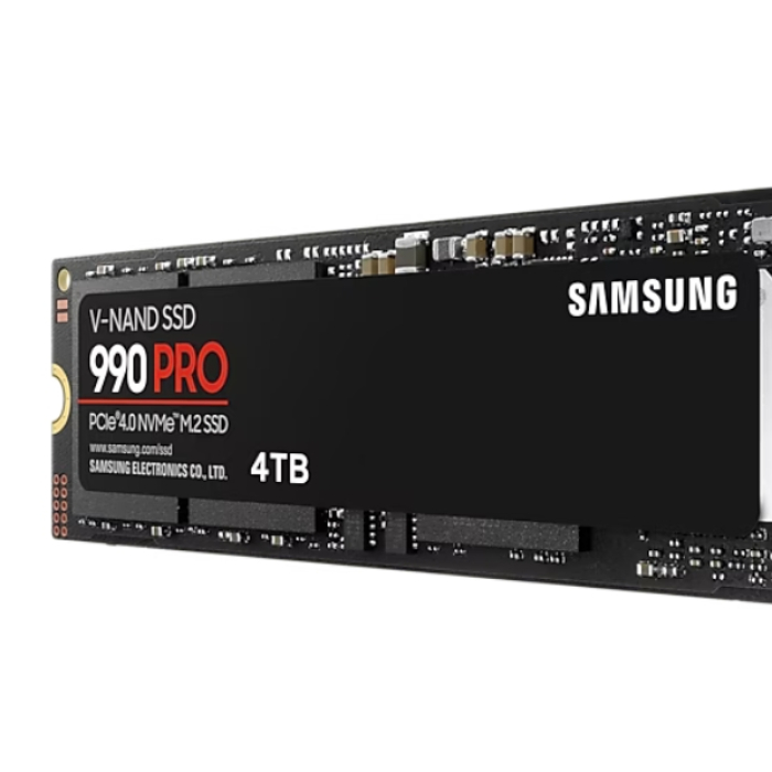 Samsung SSD 990 PRO 4TB PCIe 4.0 NVMe 2.0 M.2 V-NAND 3-bit MLC, 256-bit Encryption, Read 7450 MB/s Write 6900 MB/s (тъмнейл - 2)