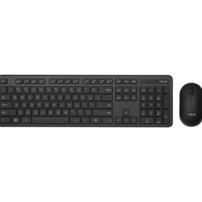 Asus CW100, WIRELESS KEYBOARD+MOUSE, Black