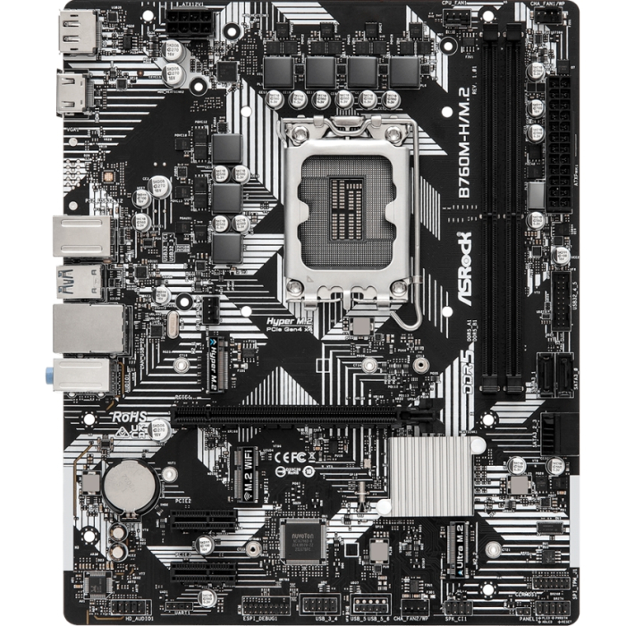 Asrock B760M-H/M.2 (тъмнейл - 1)