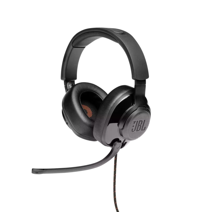 JBL QUANTUM 300 BLK Hybrid wired over-ear gaming headset with flip-up mic на супер цена