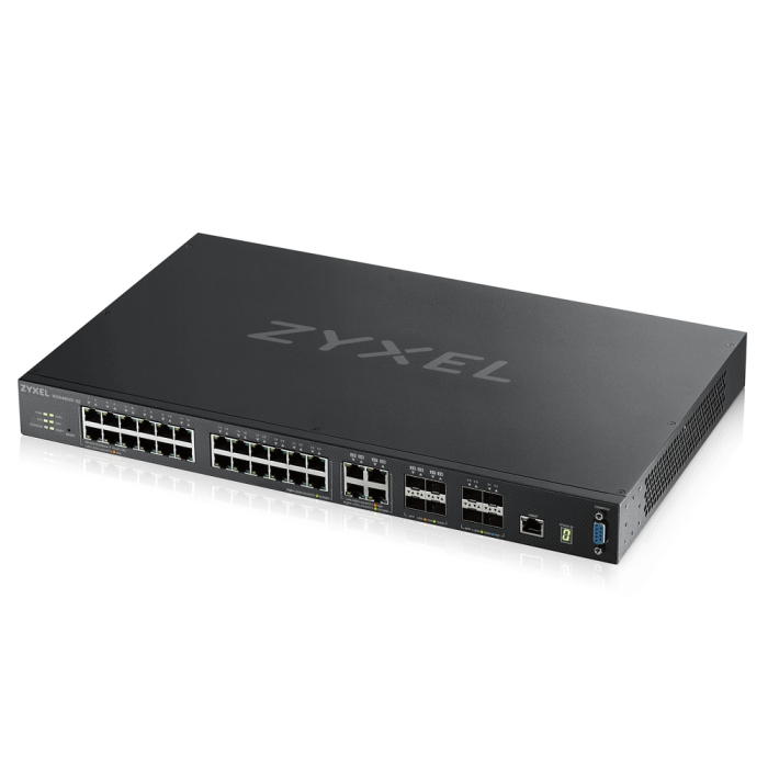 ZyXEL XGS4600-32 L3 Managed Switch, 28 port Gig and 4x 10G SFP+, stackable, dual PSU (тъмнейл - 3)