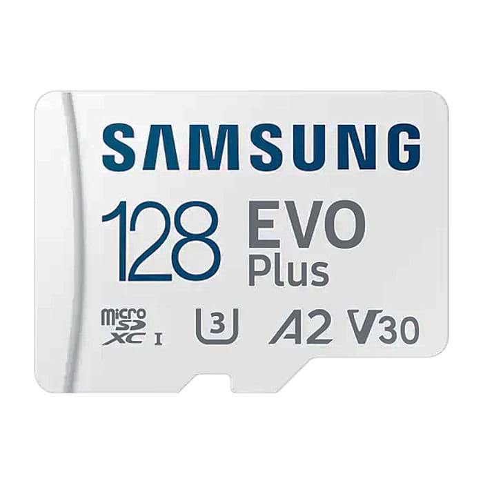 Samsung 128GB micro SD Card EVO Plus with Adapter, Class10, Transfer Speed up to 160MB/s