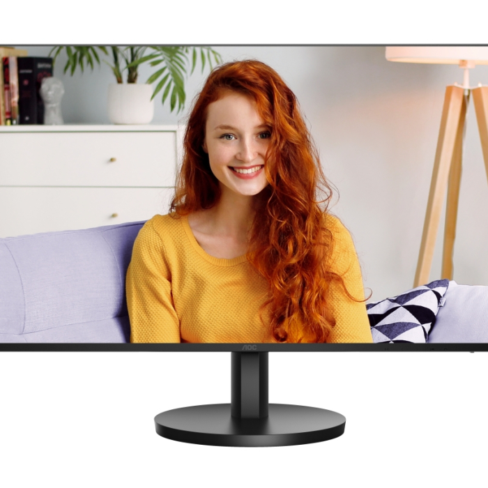 AOC 27B3HA2, 27" IPS WLED, 1920x1080@100Hz, 4ms GtG, 1ms MPRT, 250cd m/2, 1300:1, 20M:1 DCR, Adaptive Sync, FlickerFree, Low Blue Mode, 2Wx2, Tilt, D-SUB, HDMI на супер цена