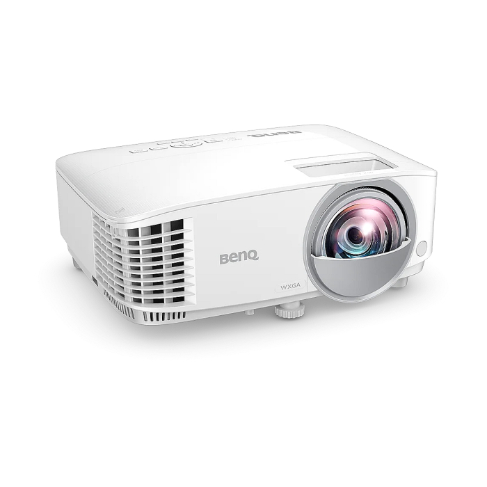 BenQ MW826STH, Short Throw, 87"@1m, WXGA 1280x800, 3500 AL, 20000:1, VGA, RCA, S-Video, 2xHDMI, Audio In/Out, Speaker 10W, USB (Type A) x1, LAN (RJ45) x1, IEC62368, Optional interactive kit(PW02/PT12) (тъмнейл - 1)