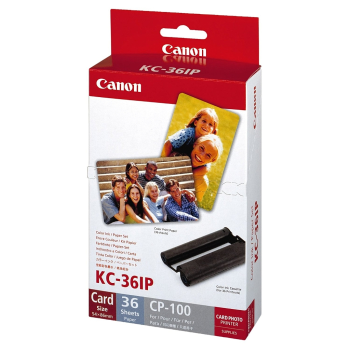 Canon Color Ink/Paper set KC-36IP (Credit card size) 36 sheets