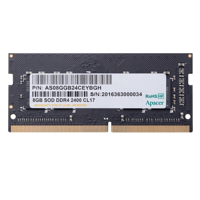 Apacer 8GB Notebook Memory - DDR4 SODIMM 2666 MHz на супер цена