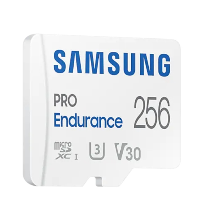 Samsung 256 GB micro SD PRO Endurance, Adapter, Class10, Waterproof, Magnet-proof, Temperature-proof, X-ray-proof, Read 100 MB/s - Write 40 MB/s (тъмнейл - 2)