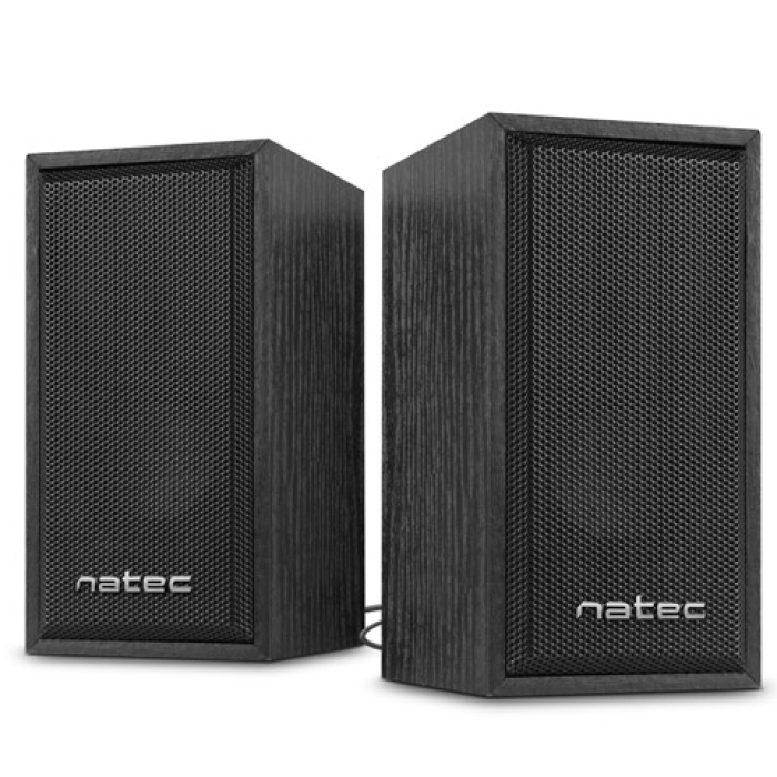 Natec Speakers Panther 6W RMS 2.0 USB Black