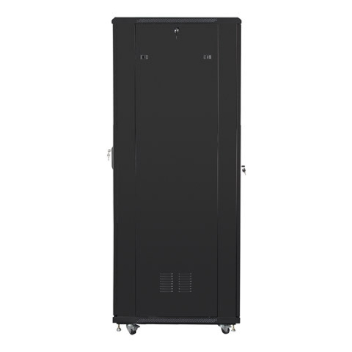 Lanberg rack cabinet 19" free-standing 42U / 600x1000 self-assembly flat pack, black (тъмнейл - 3)