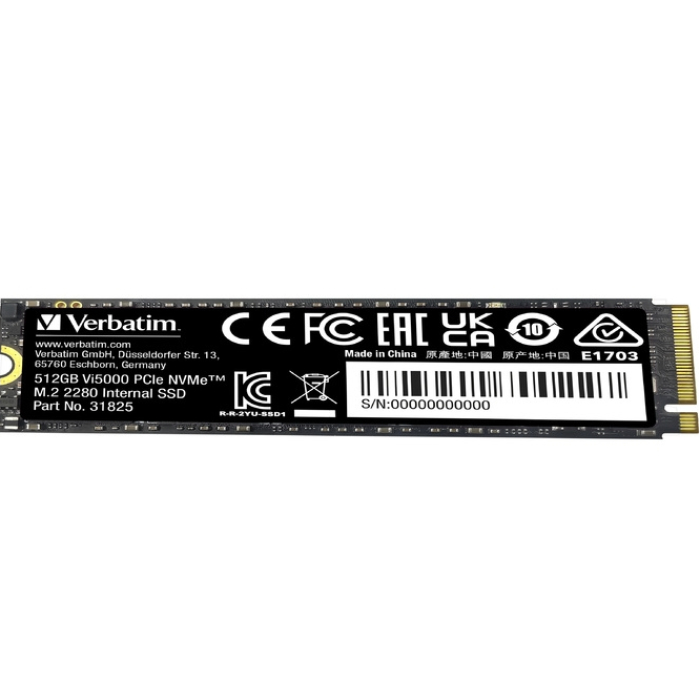 Verbatim Vi5000 Internal PCIe NVMe M.2 SSD 512GB (тъмнейл - 2)