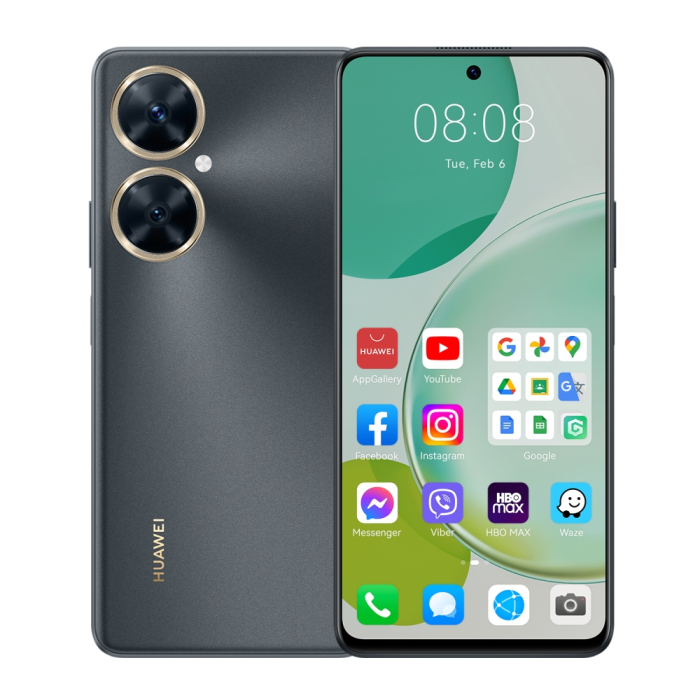 Huawei Nova 11i, Starry Black, MAO LX9N, 6.8", FHD+ 1080x2388, 8GB+128GB, 48MP+2MP/16MP, 4G LTE, 802.11a/b/g/n/ac, BT 5.0, FPT, 5000mAh, USB-C Type-C, EMUI 13