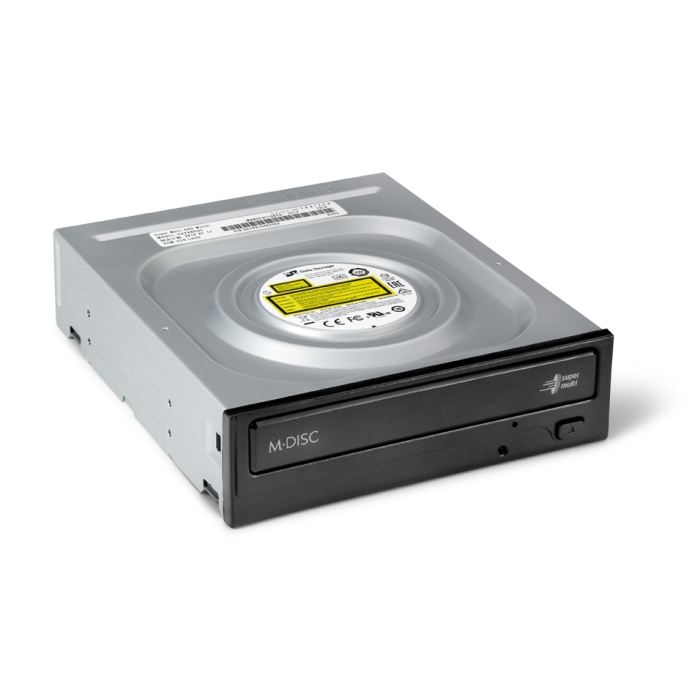 Hitachi-LG GH24NSD1 Internal DVD-RW S-ATA, Super Multi, Double Layer, M-Disk Support, Bare Bulk, Black (тъмнейл - 1)