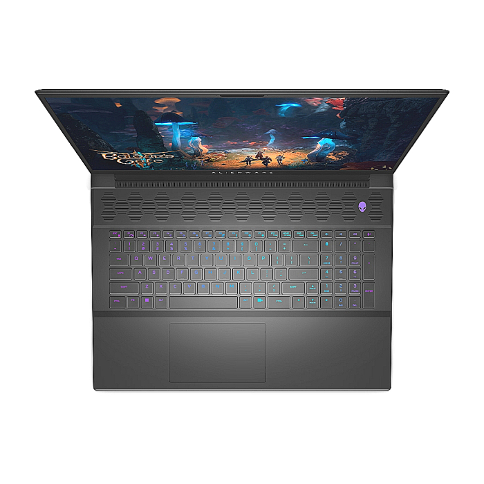 Dell Alienware m18 R2, Intel Core i9 14900HX (24-Core, 36MB L3 Cache, up to 5.8GHz), 18" QHD+ (2560x1600) 165Hz, 3ms, FHD IR Cam, 32GB, DDR5, 5600 MT/s, 1TB, M.2, SSD, RTX 4080 12GB GDDR6, Wifi 7, BT, Win11 Pro, Dark Metallic Moon+ Dell Alienware AW9 (тъмнейл - 2)