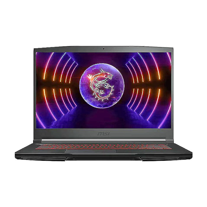 MSI Thin GF63 12UDX, i7-12650H (10C/16T up to 4.70 GHz, 24 MB), 15.6" FHD (1920x1080) AG, 144Hz, IPS-Level, RTX 3050 6GB GDDR6, 16GB DDR4 (1x16 3200MHz), 512GB NVMe PCIe SSD Gen4x4, 1x 2.5" FREE, WiFi 6, BT5.2, 3 cell, 52.4Whr, Red Backlit KBD, на супер цена