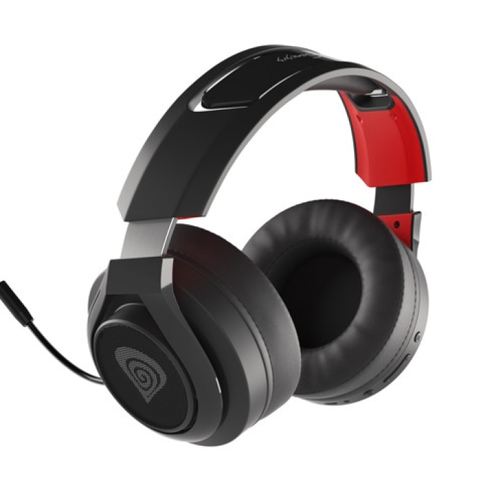 Genesis Gaming Headset SELEN 400 with Microphone Wireless Black-Red (тъмнейл - 1)