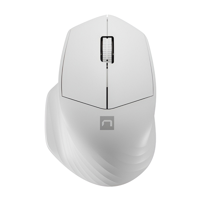 Natec Mouse Siskin Wireless 1600DPI 2.4GHz + Bluetooth 5.0 Optical White