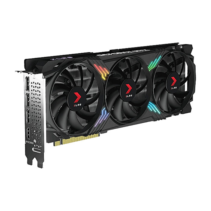 PNY GeForce RTX 4060 Ti 8GB GDDR6 XLR8 Gaming VERTO RGB Triple Fan (тъмнейл - 2)