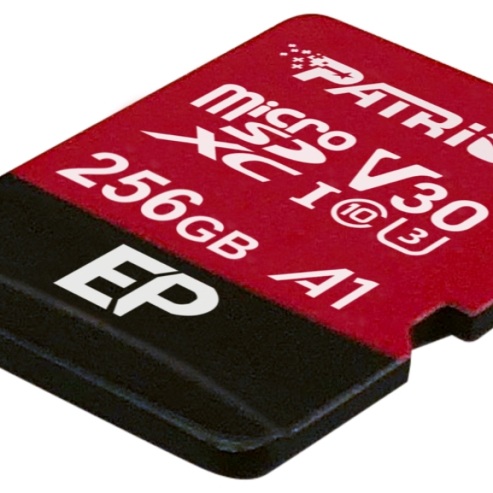 Patriot EP Series 256GB Micro SDXC V30 (тъмнейл - 1)