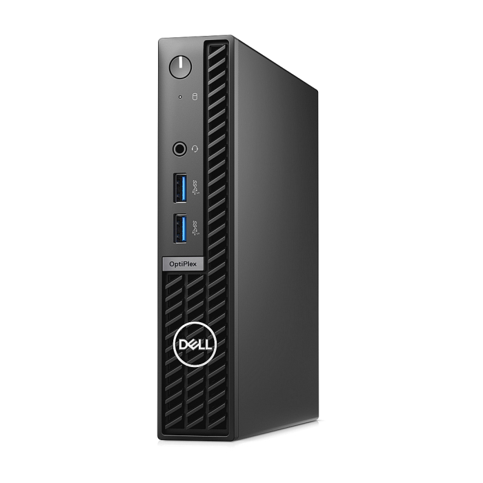 Dell OptiPlex 7010 MFF, Intel Core i5-12500T (6 Cores, 18M Cache, up to 4.4 GHz), 8GB (1x8GB) DDR4, 512GB SSD PCIe NVMe M.2, Intel Integrated Graphics, Wi-Fi 6E, Keyboard&Mouse, Ubuntu, 3Y PS (тъмнейл - 1)