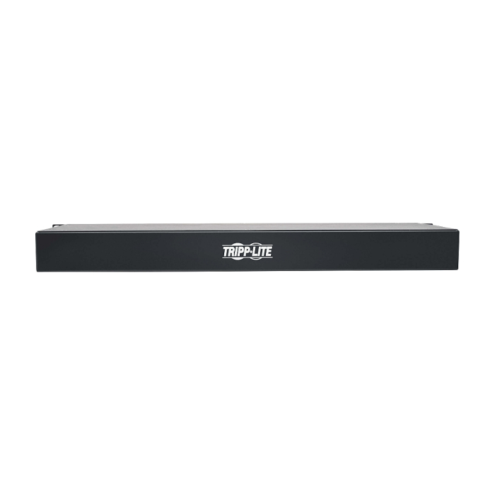 Tripp Lite by Eaton 3.7kW Single-Phase Local Metered PDU, 208/230V Outlets (8 C13, 2 C19) IEC-309 16A Blue, 8 ft. (2.43 m) Cord, 1U Rack-Mount, TAA (тъмнейл - 1)