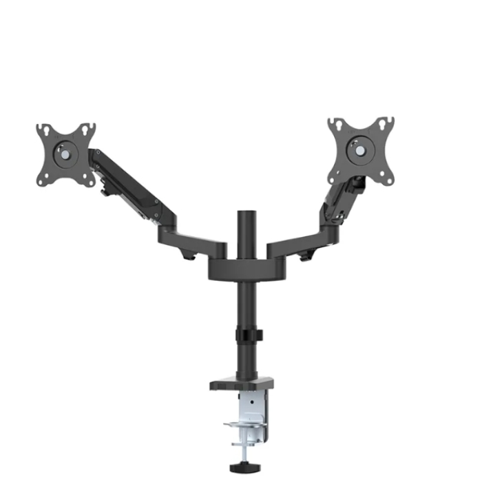 Neomounts by Newstar Desk Pole Mount (clamp/grommet) for 2 Monitor Screens