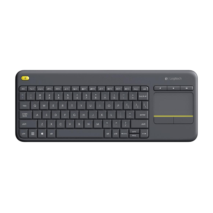 Logitech Wireless Touch Keyboard K400 Plus Black на супер цена