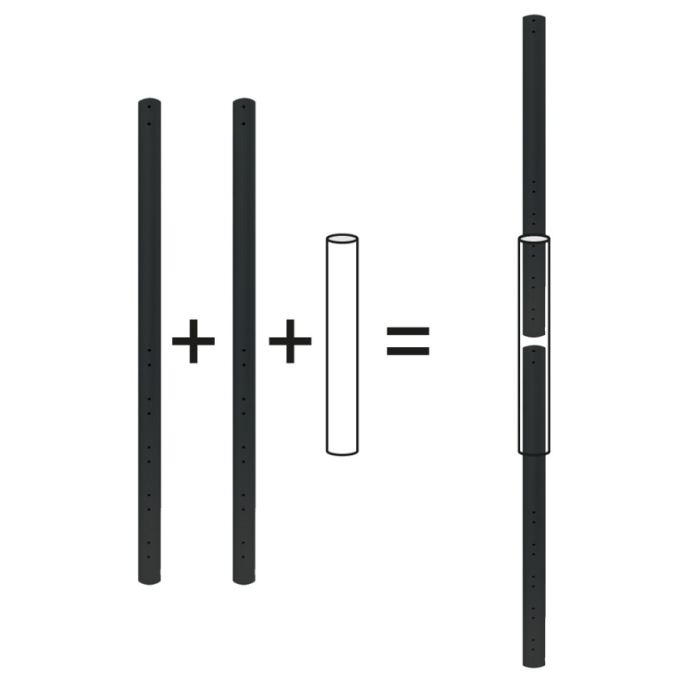 Neomounts by NewStar Connector kit for FPMA-CP- extension pole series (тъмнейл - 1)