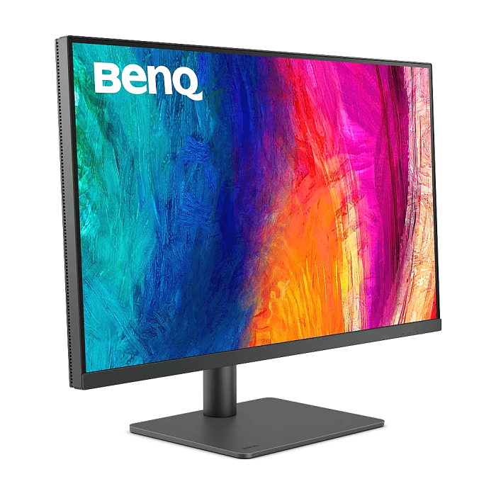 BenQ PD3205U 32" IPS 4ms 3840x2160 4K, DesignVue Designer Mon,Flicker-free,LBL,1000:1,20M:1 DCR,10 Bit,250cd/m2,USB C(PowerDelivery 90W),HDMI,DP,miniDP,USB Hub, KVM,Card R/W,2x2.5W,HAdj.,Swivel,Pivot,Tilt,Gray + Fury Gaming Chair Avenger M+ Black-Whi (тъмнейл - 2)