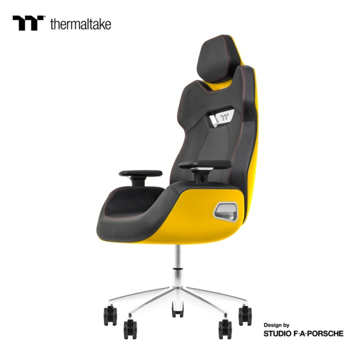 Thermaltake Argent E700 Sanga Yellow - Design by Studio F. A. Porsche (тъмнейл - 1)