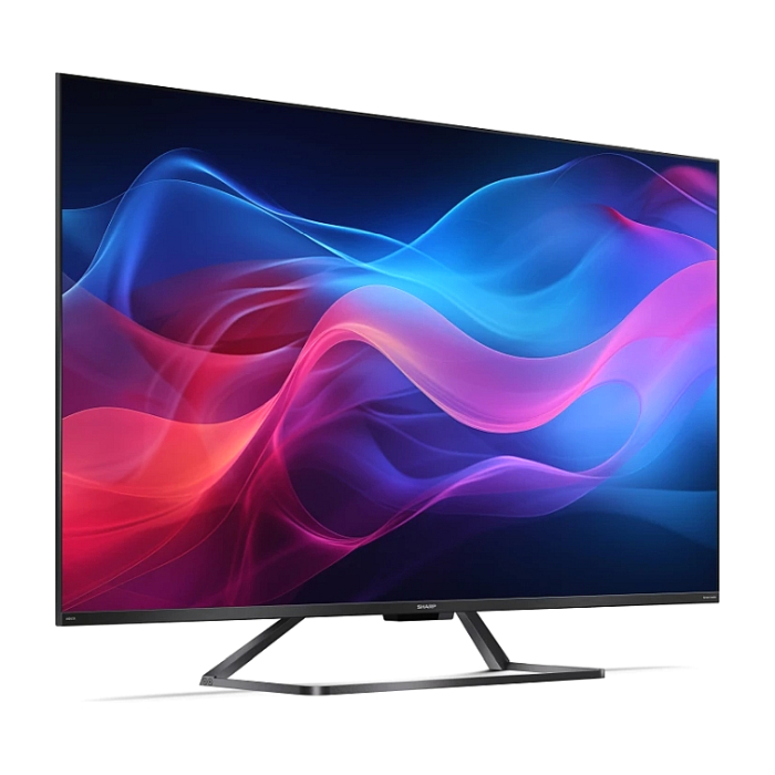 Sharp 50GR8265E, 50" QLED Google TV, 4K Ultra HD 3840x2160 Slim, AQUOS 144 Hz, DVB-T/T2/C/S/S2, Active Motion 1400, HDR10, VRR, Dolby Atmos, Dolby Vision, DTS:X, FreeSync, Chromecast Built-in, HDMI 2.1 with eARC, 3.5mm Headphone jack / line-out, USB (тъмнейл - 2)