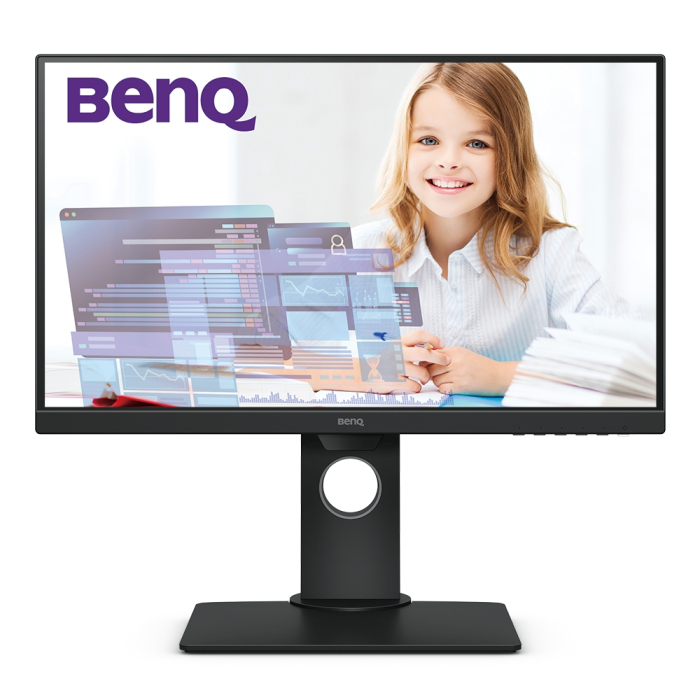 BenQ GW2480T, 23.8'' IPS, 5ms, 1920x1080 FHD, Business Eye Care Monitor, 72% NTSC?, Flicker-free, B.I., LBL, 1000:1, DCR 20M:1, 8 bit, 250cd/m2, VGA, HDMI, DP, Audio Line In, Speakers, Ergonomic Slim Bezel Design, Height Adj. Pivot, Swivel, Tilt