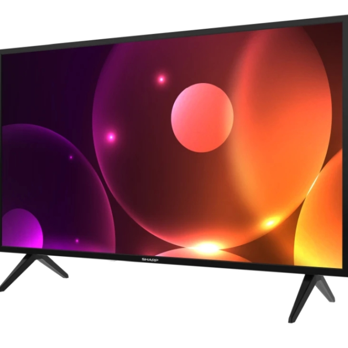 Sharp 40FA2E, 40" LED TV, FULL HD 1920x1080, DVB-T/T2/C/S/S2, Active Motion 100, 1 000 000:1, Speaker 2x8W, Dolby Digital, 3xHDMI, CI+, 2xUSB, Video/Audio input (3 x RCA), Hotel Mode, 2 pole Stand (тъмнейл - 1)