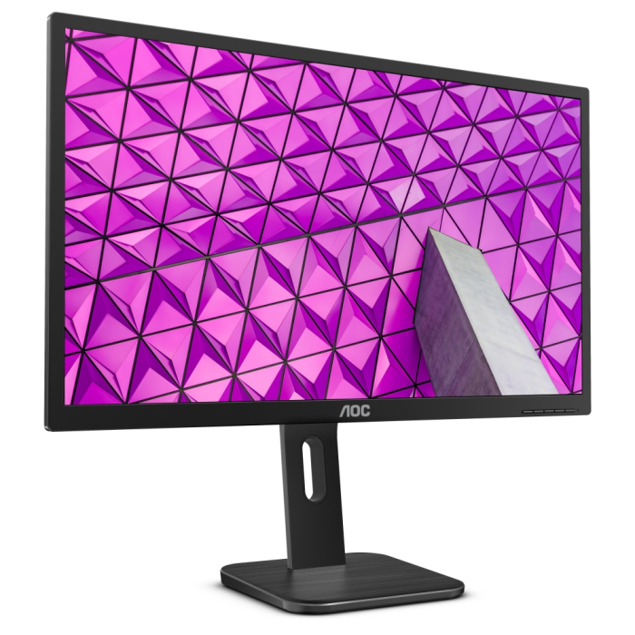 AOC 22P1D, 21.5" Wide TN LED, 2 ms, 1000:1, 50M:1 DCR, 250 cd/m2, FHD 1920x1080@60Hz, FlickerFree, Low Blue Light, Pivot, Heigh Adjust, D-Sub, DVI, HDMI, Headphone Out, Speakers, Black (тъмнейл - 2)