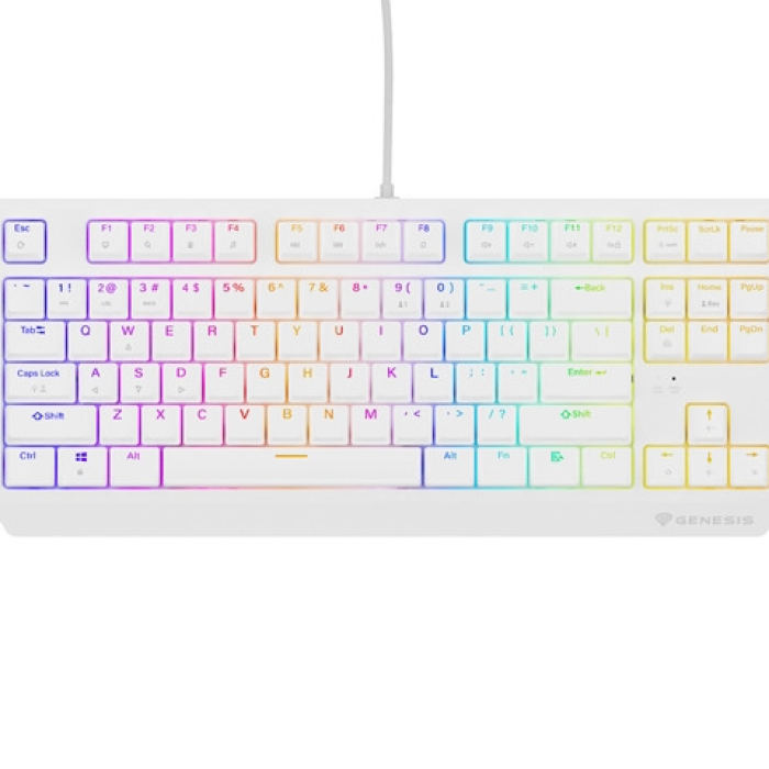 Genesis Gaming Keyboard Thor 230 TKL US RGB Mechanical Outemu Red White Hot Swap на супер цена