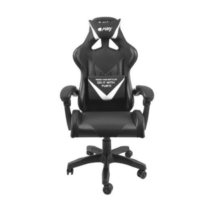 Fury Gaming Chair Avenger L Black-White (тъмнейл - 1)