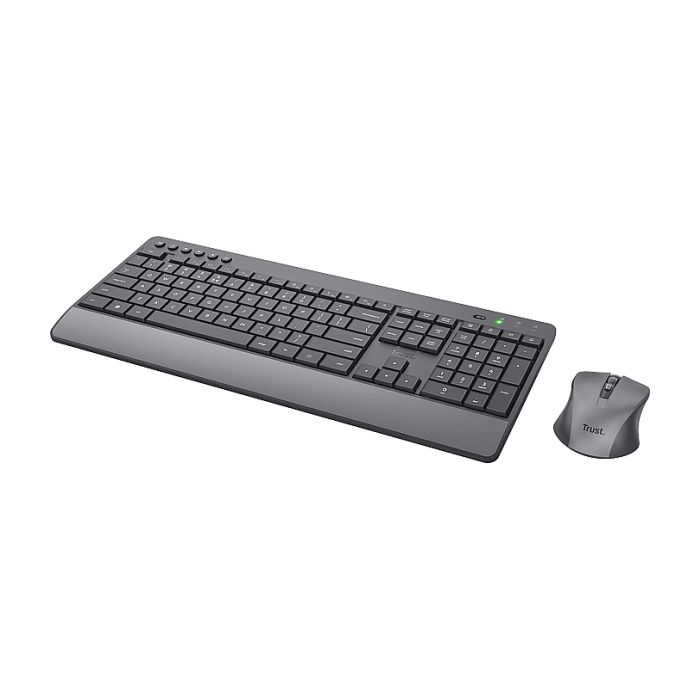 TRUST Trezo Wireless Deskset Eco US (тъмнейл - 1)